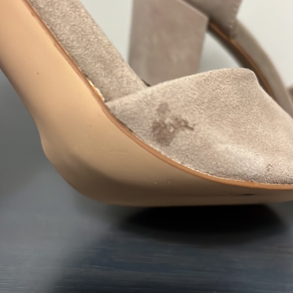 Bleecker & Bond, Taupe Pumps, Crisscross Ankle Straps, Size 6.5, New With Tags - Picture 10 of 10